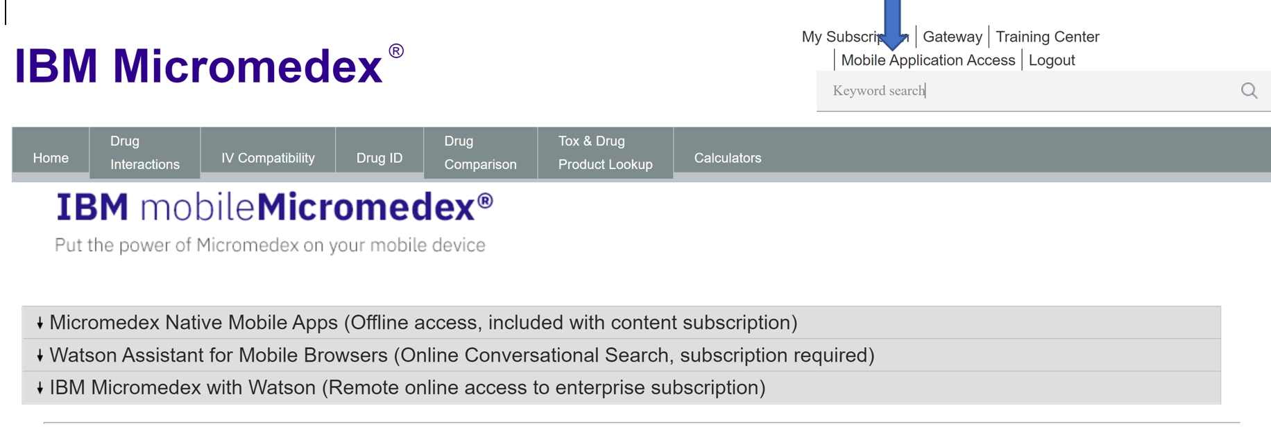 Clinicians Health Channel mobileMicromedex